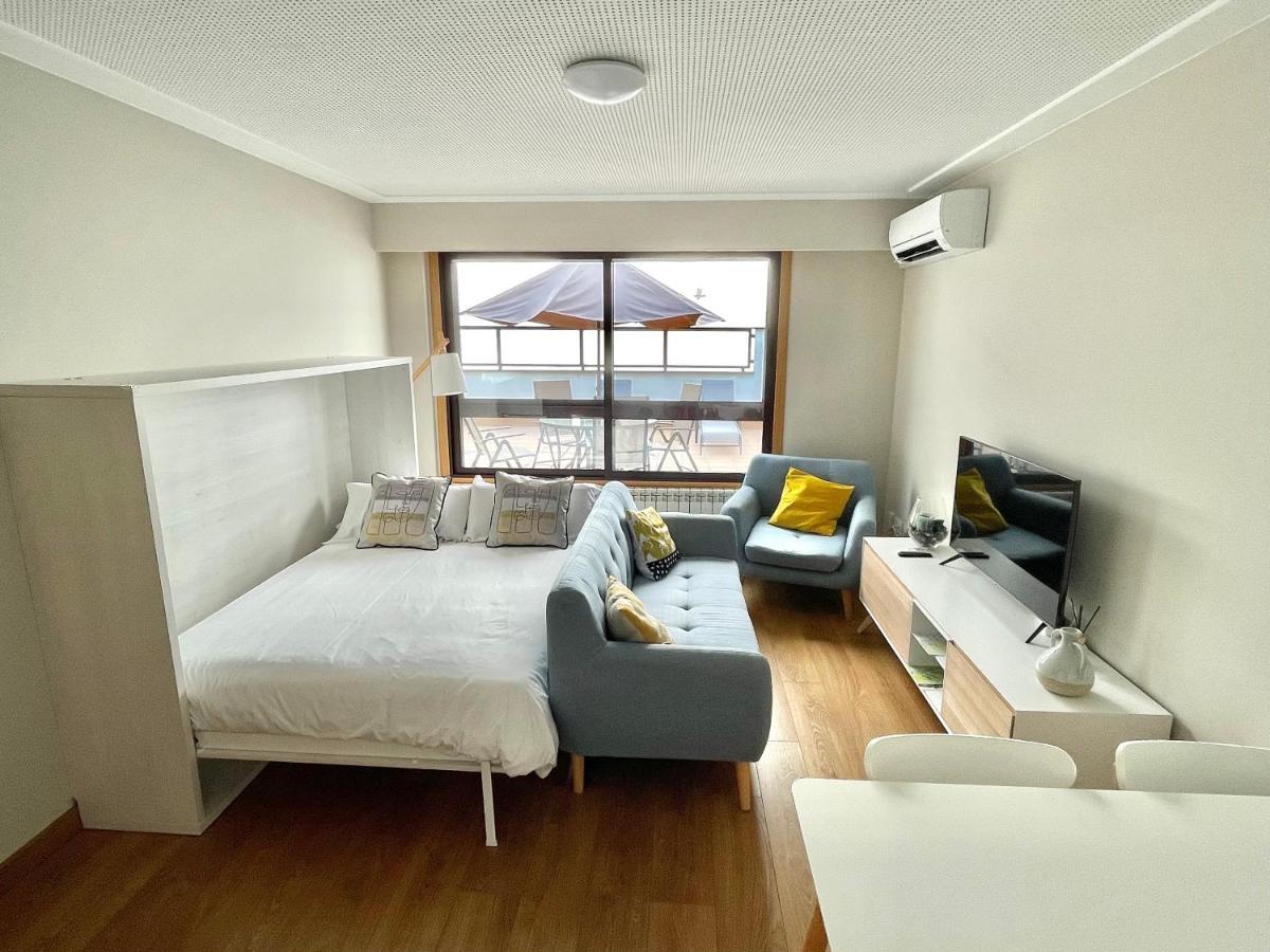 Estudio Centrico 1 Con Terraza Y Parking Privado Оренсе Экстерьер фото