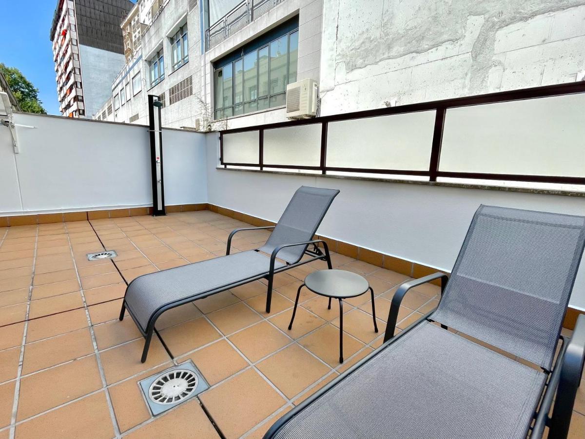 Estudio Centrico 1 Con Terraza Y Parking Privado Оренсе Экстерьер фото